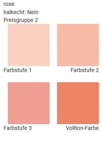 Casanatura Wandfarbenim Farbton rose